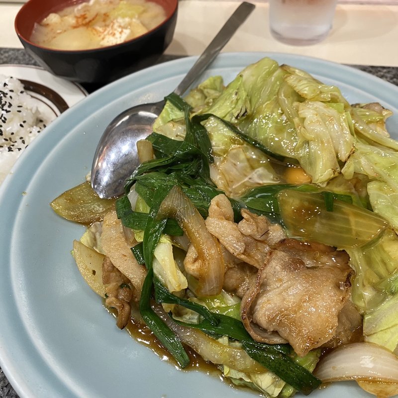 スタミナ焼き定食(洋庖丁(ヨウボウチョウ) 池袋店)