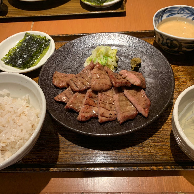 熟成特上牛たん御膳 お肉1.5倍(牛たんと和牛焼き 青葉苑)
