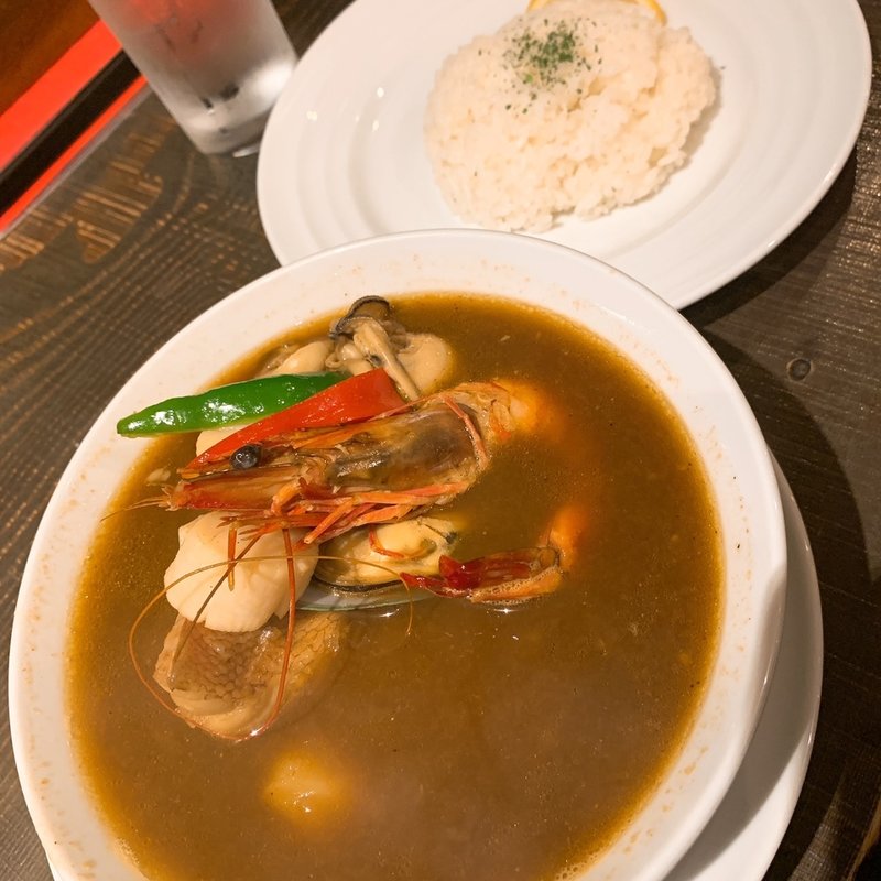 シーフードのカリー(Curry Di SAVOY)