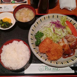 ひれかつ&チキンソテー(とんかつレストラン ポレポレ )