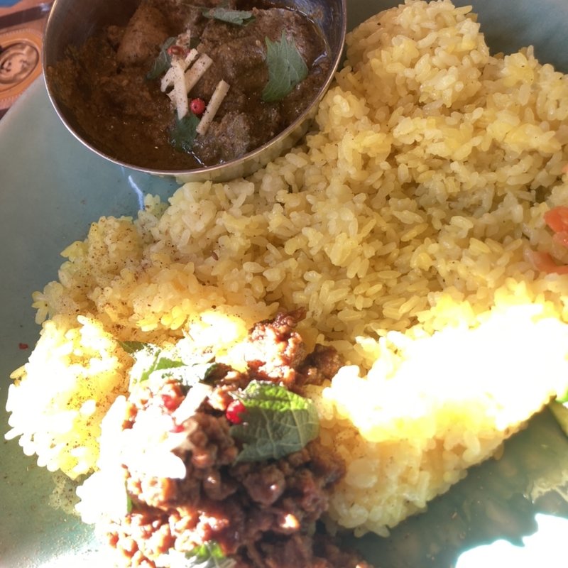 カレー2種盛り(negombo33 高円寺)
