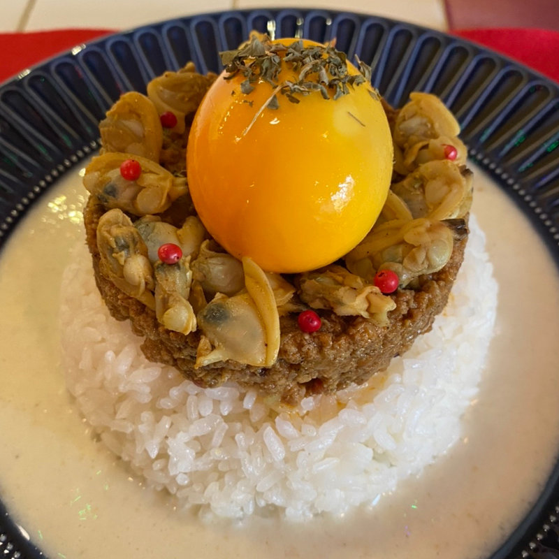 あさりのドライカレーとクラムチャウダー(スパイスカレー43 （Spice curry 43）)