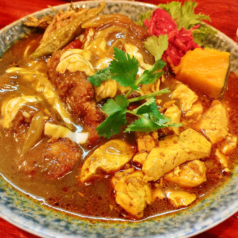 2週間あいがけカレー(大衆中遊華食堂八戒)
