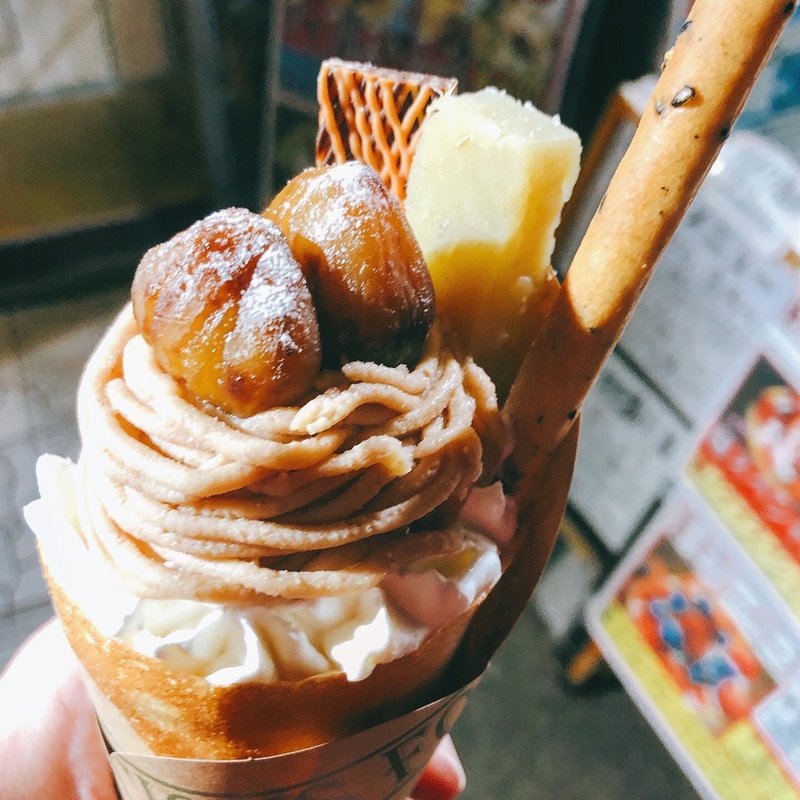 塩モンブラン(湘南くれーぷ)