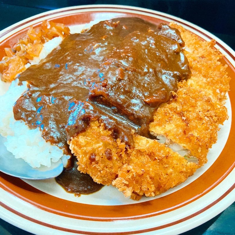 メンチカレー(お食事処 さと )