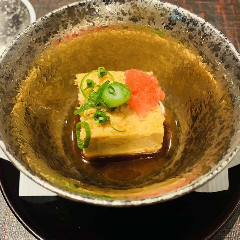あん肝豆腐(京都　鰻　まえはら　虎ノ門ヒルズ店)