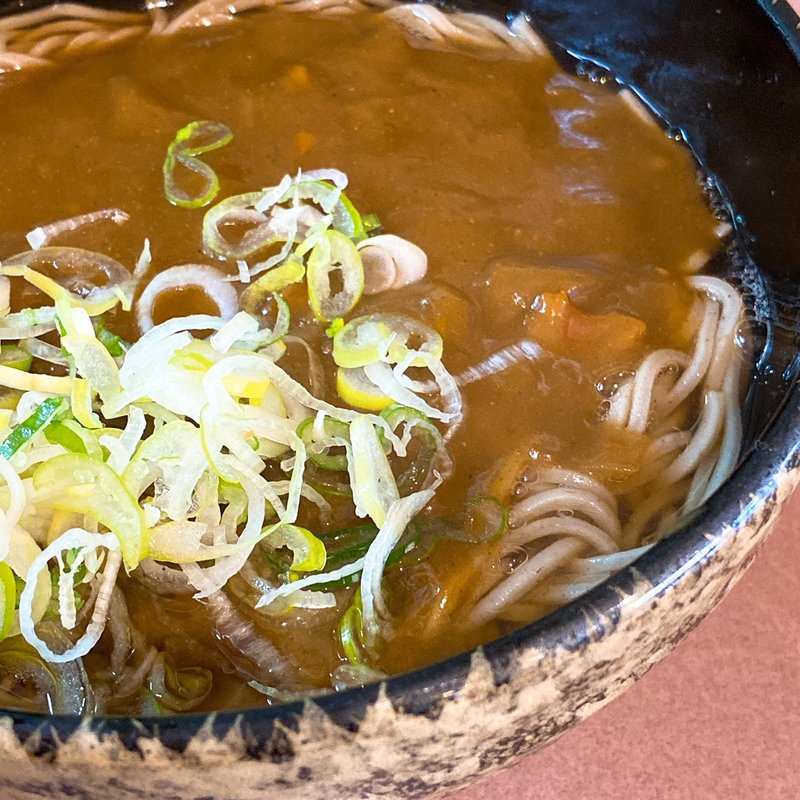 カレーそば(丸八そば 菊川店)