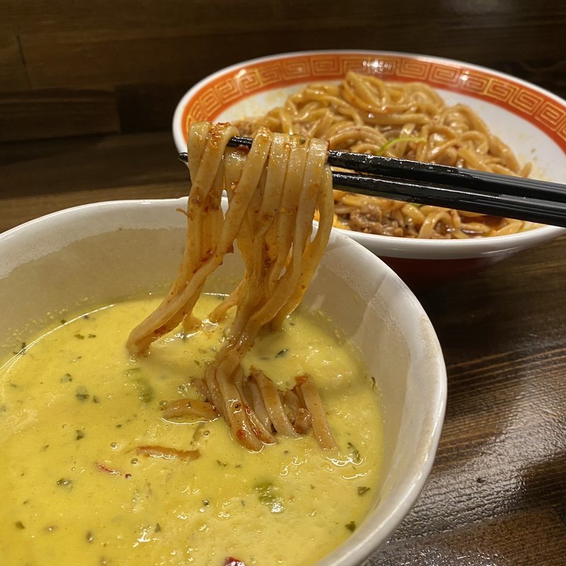 担々まぜつけ麺(麺や一芯)