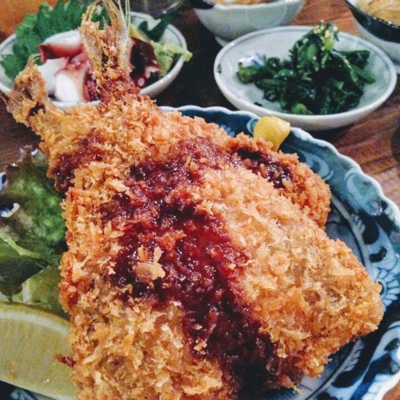 あじフライ定食(山角)