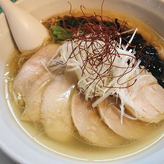 鶏出汁チャーシュー麺塩(美志満 （みしま）)