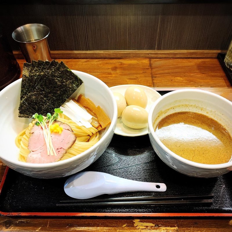 味玉つけ麺(麺屋 縁道)