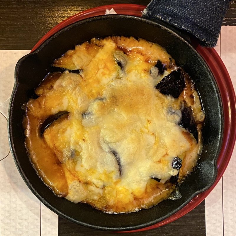 なすのミートソースチーズ焼(Living Dining 53)