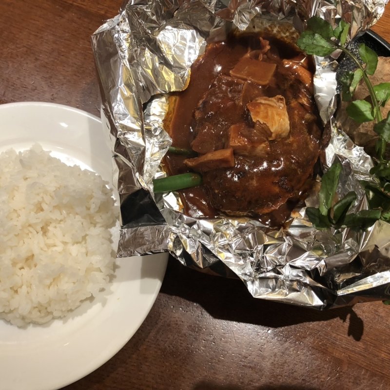 ハンバーグセット(グリルキャピタル東洋亭 阪急店 TOUYOUTEI)