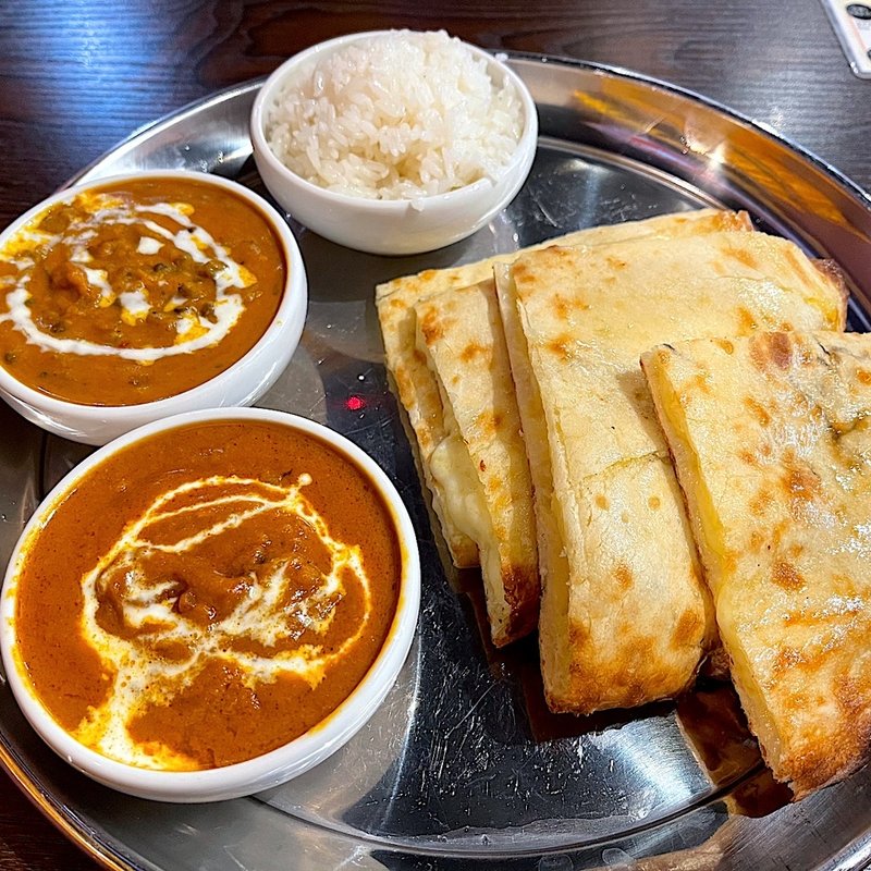 ランチセット　チーズナンに変更(Deep)