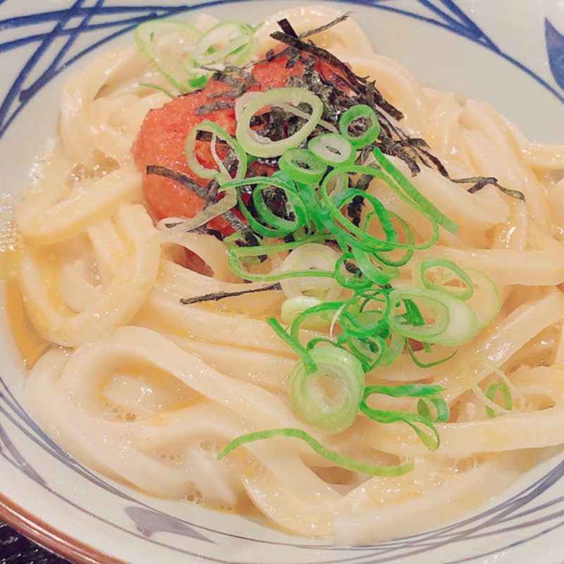 明太子釜玉 並(丸亀製麺上石神井)