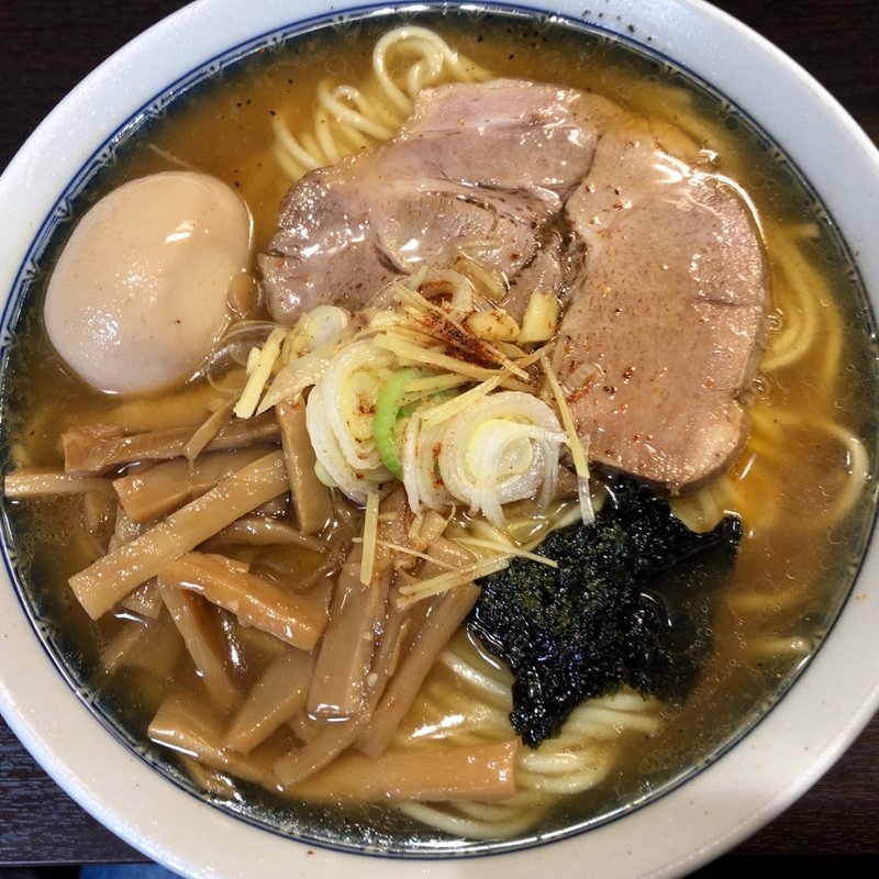 塩ラーメン中盛り(中華そば べんてん)