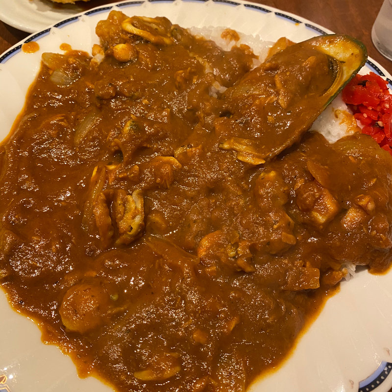 海の幸カレー(洋食レストラン マルシェ)
