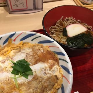 カツ丼セット昼ランチ(そばえもん 川崎アゼリア店)