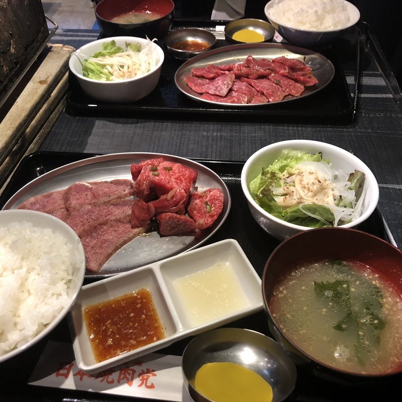 4種盛り合わせ定食(日本焼肉党 )
