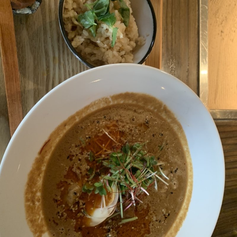 坦々麺ご飯セット(貝料理専門店 ゑぽっく)