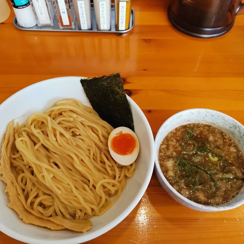 鶏白湯濃厚魚介つけめん (1.5玉)(四代目麺処 ゆうじ )