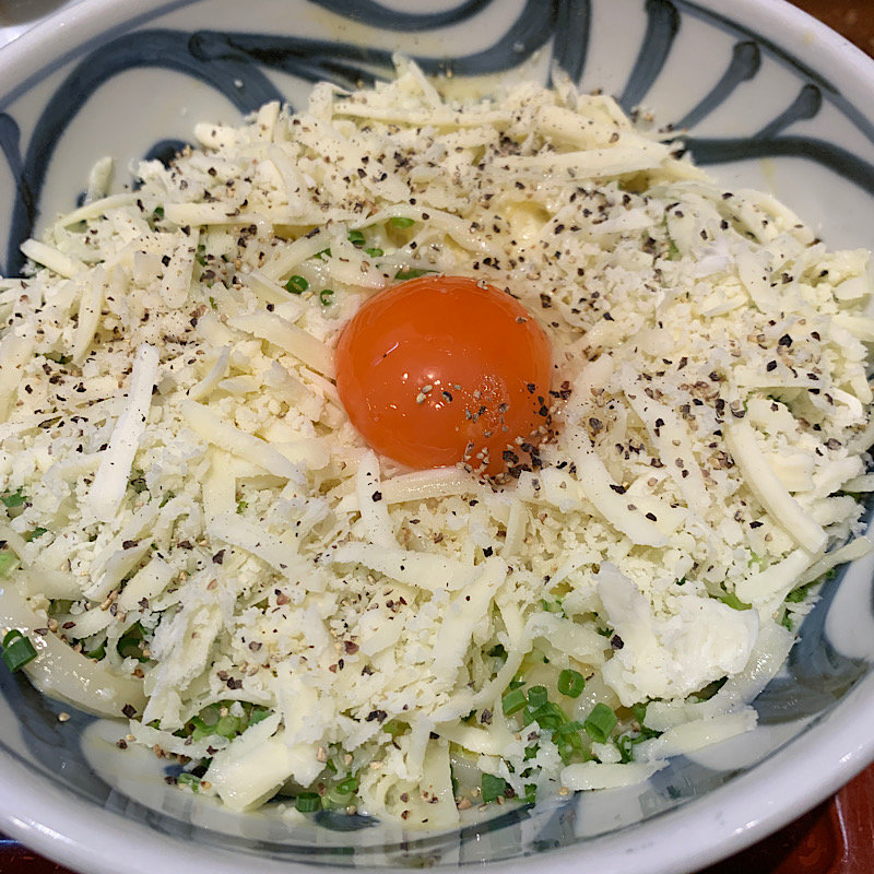 カチョ玉うどん(限定)(うどん棒 大阪本店 )