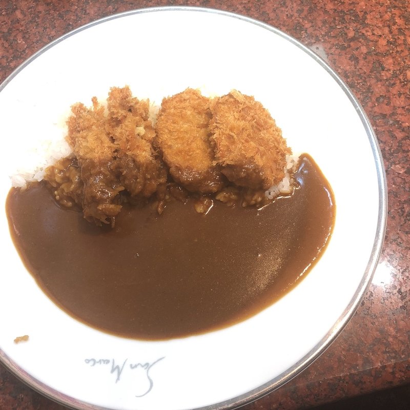 ヘレカツ牡蠣フライカレー(エビフライ追加)(サンマルコ 東大阪近鉄店 )