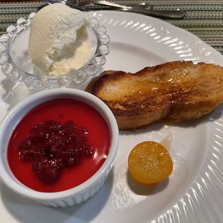 ランチコース＜オードブルスープメイン料理パンデザートコーヒー＞(レストラン アクールジョア （Restaurant A Coeur Joie）)