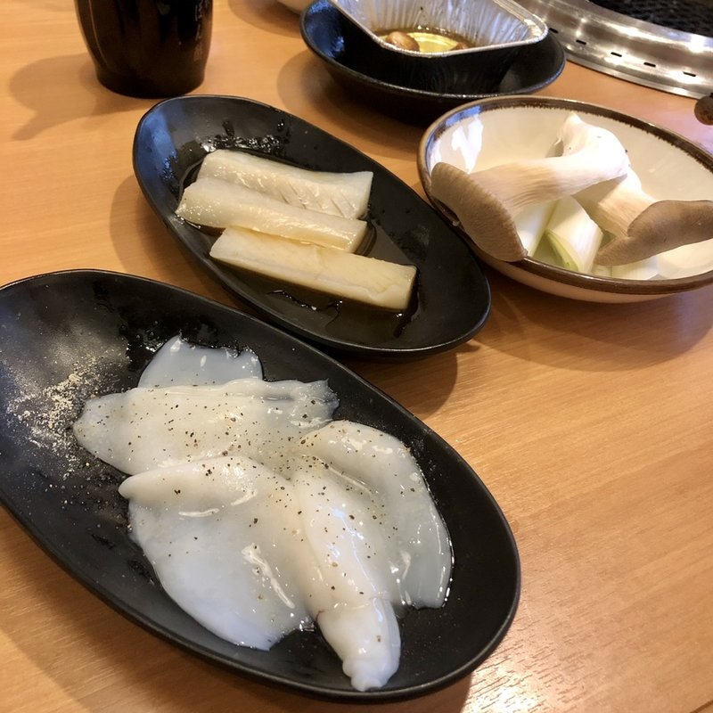 イカ、エリンギ(ウエスト和白店(うどん))