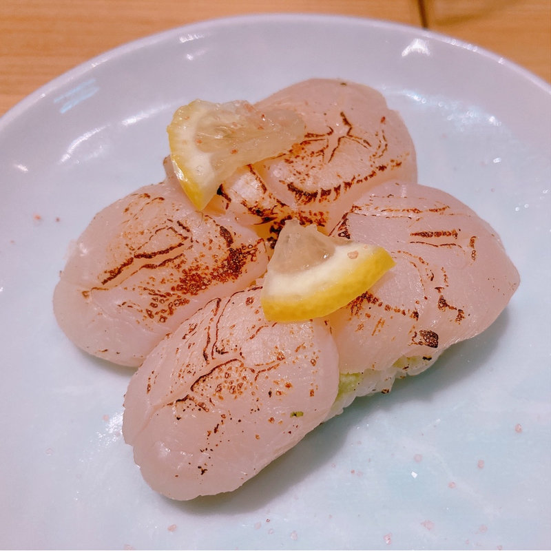 ほたての炙り(雛鮨新宿丸井アネックス)