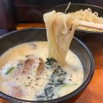 牡蠣クリームつけ麺(ラーメン哲史)