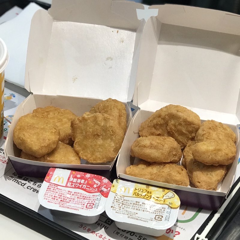 チキンナゲット(マクドナルド楽々園店)