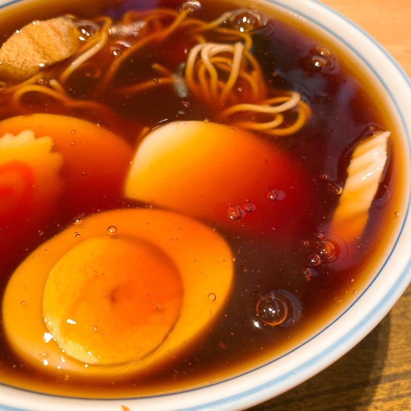 あんかけそば(蕎麦処 上むら)