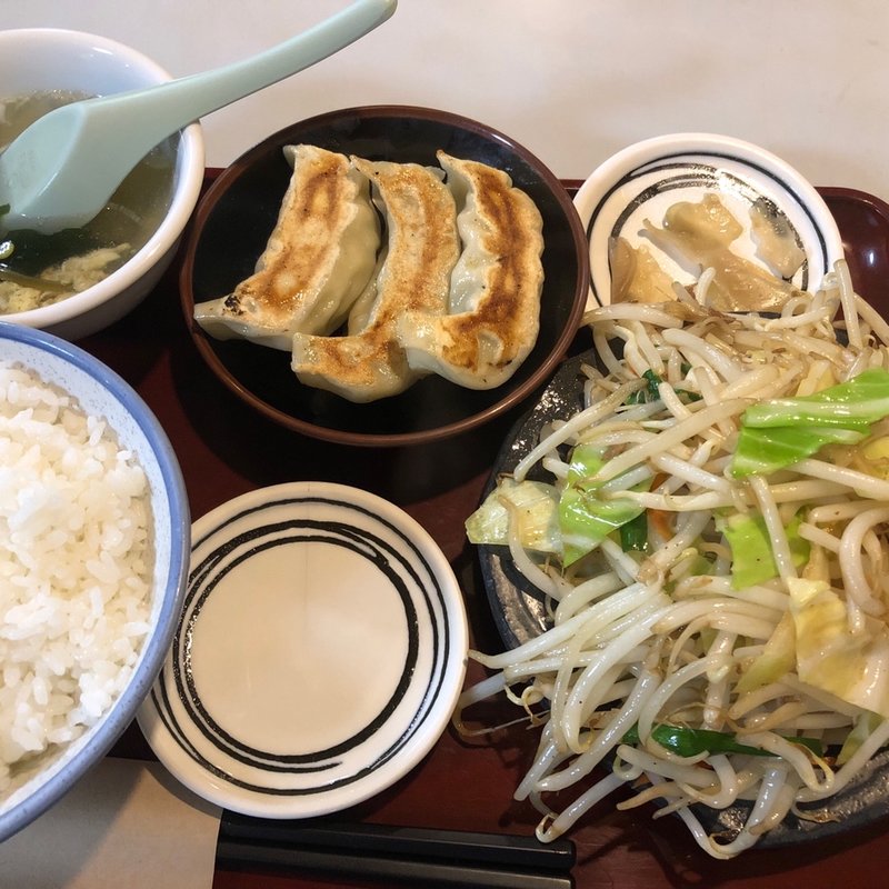 野菜炒め定食(みきや)