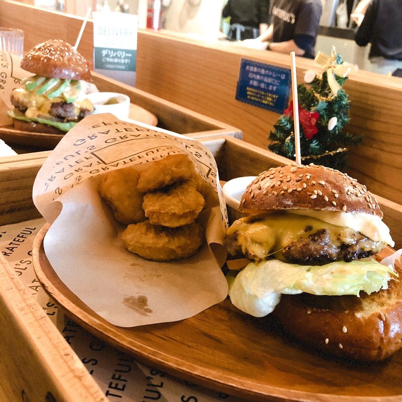 チーズバーガー(GRATEFUL'S岡山問屋町店)