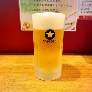 生ビール(らあめん 渋英)