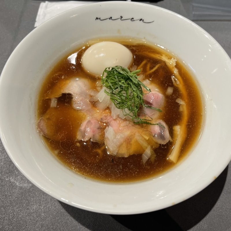 味玉しょうゆそば(maren -まれん-)