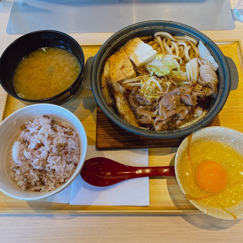 すき焼き定食(やよい軒 姫路飾磨店)