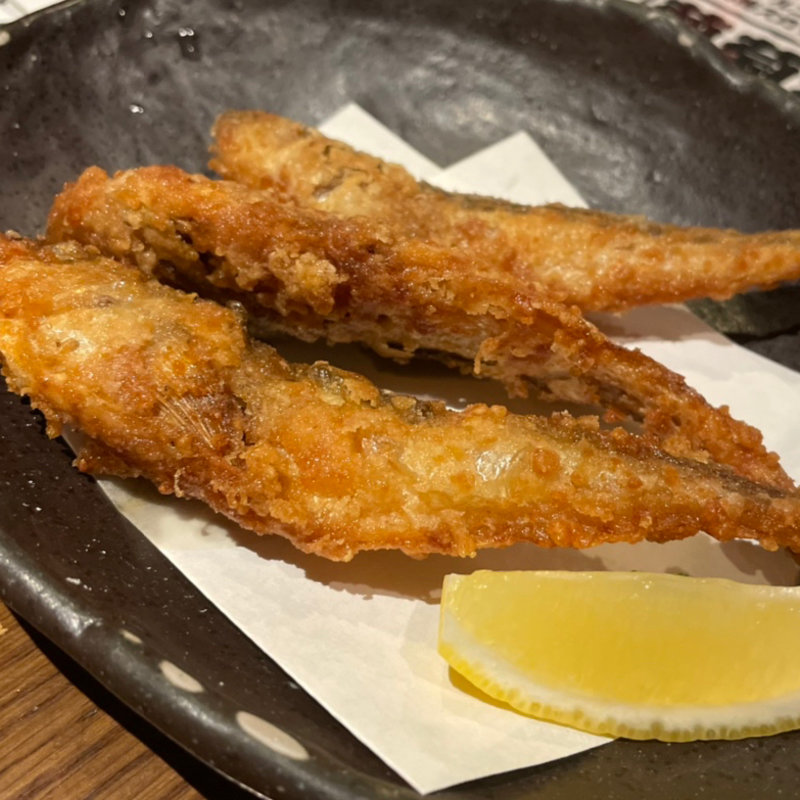 ハタハタの唐揚げ(河岸番外地 田町店 )