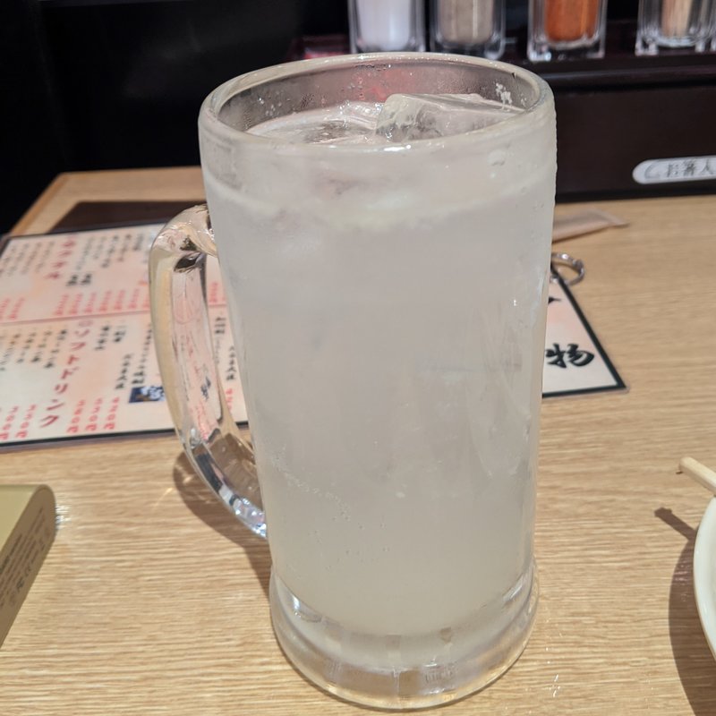 生絞り直七酎ハイ(串かつだるま アルデ新大阪店)