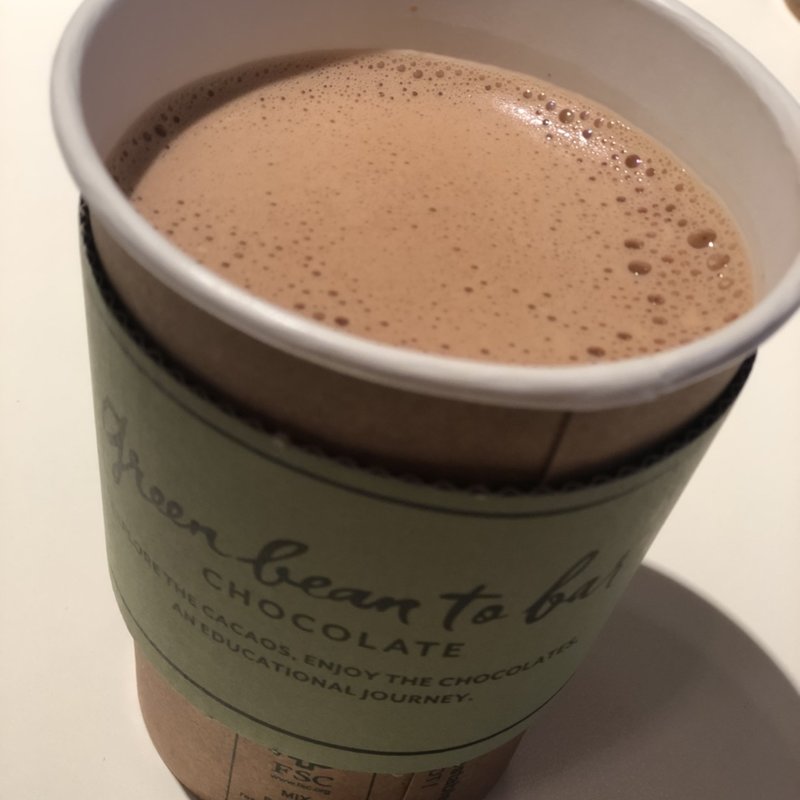 ホットチョコレート(グリーンビーントゥバーチョコレート 中目黒本店)