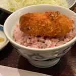 バラエティかつ定食(とんかつ浜勝 新南陽永源山店 （はまかつ）)
