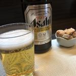 ビール スーパードライ (中瓶)(酔ってこ屋 恒幸)