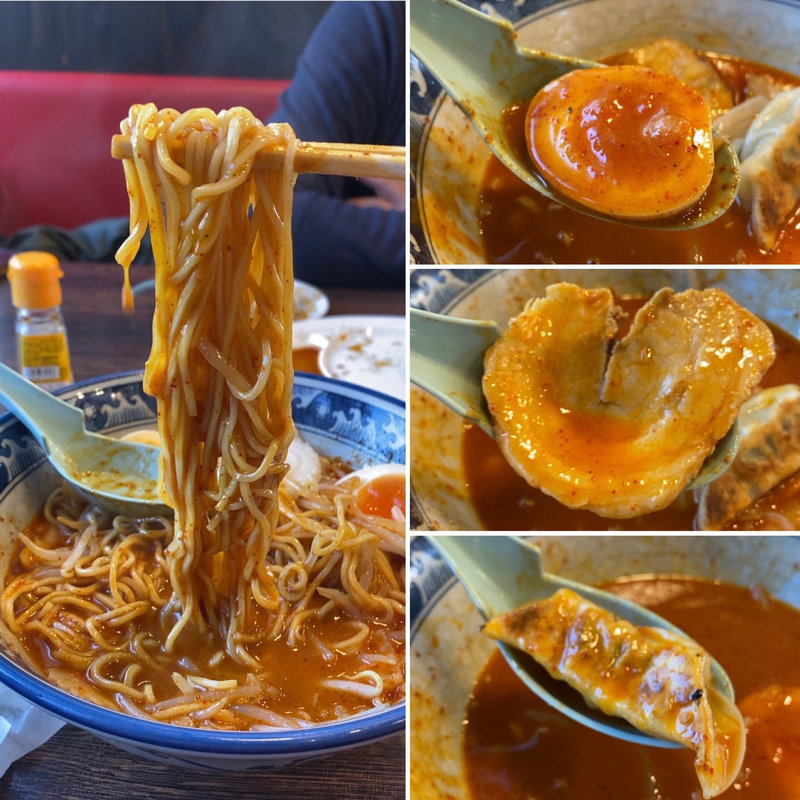 濃厚豚骨魚介辛口ラーメン(麺屋武士道)