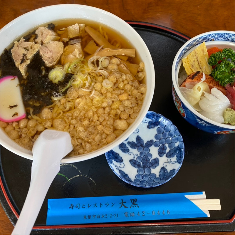 ミニちらしセット(寿司とレストラン大黒)