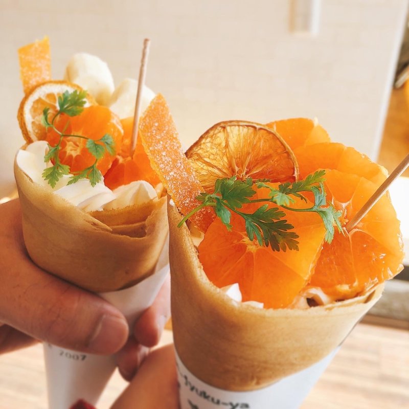 早生クレープ(みかん専門店 柑熟屋)