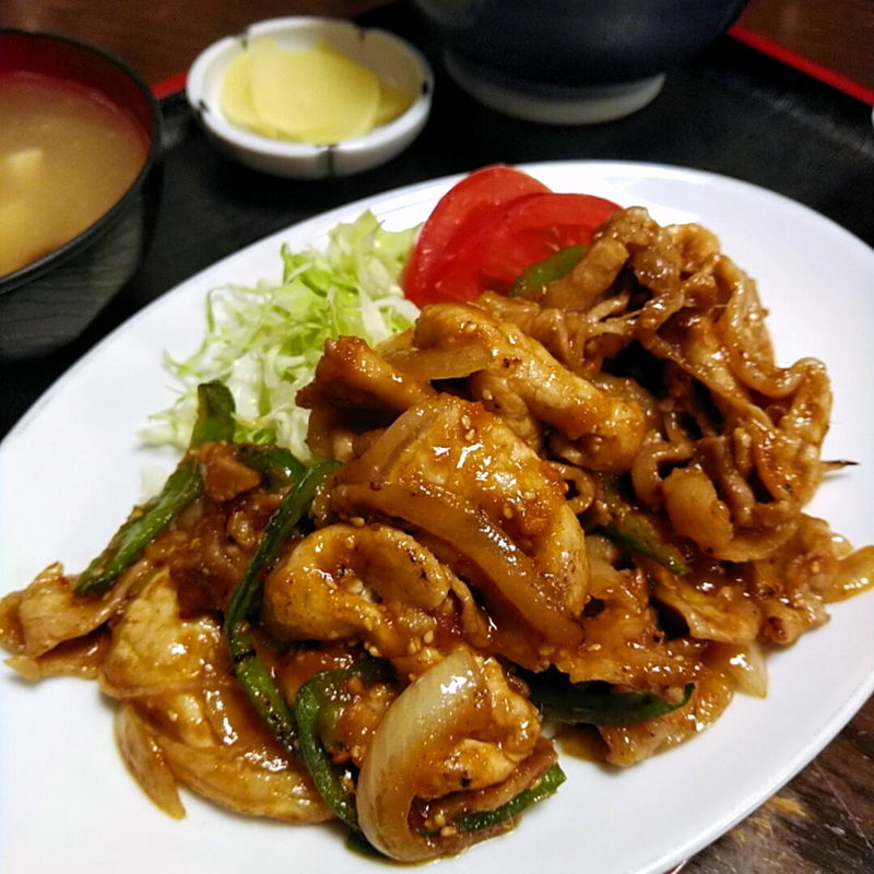 生姜焼き定食(同気食堂 )