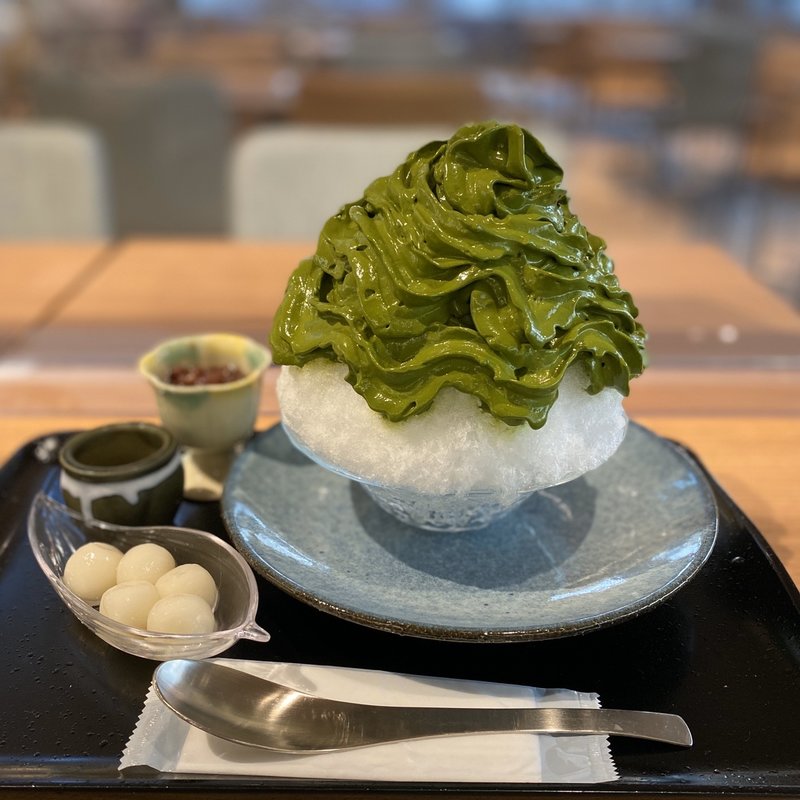 特濃宇治抹茶エスプーマ氷(茶匠 清水 一芳園 三井アウトレットパークジャズドリーム長島店)