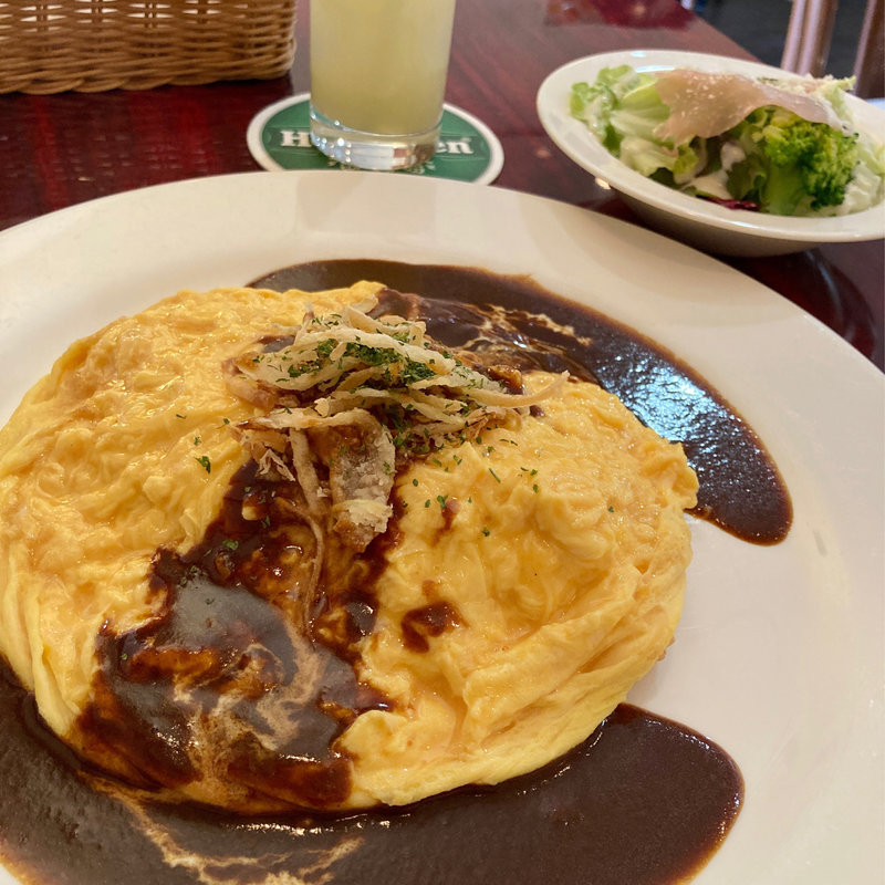 クラシックデミグラスソースオムライス(レストランシロー)