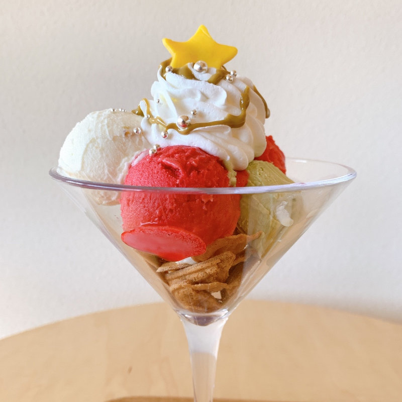 クリスマスパフェ(BABBI GERATERIA KYOTO)
